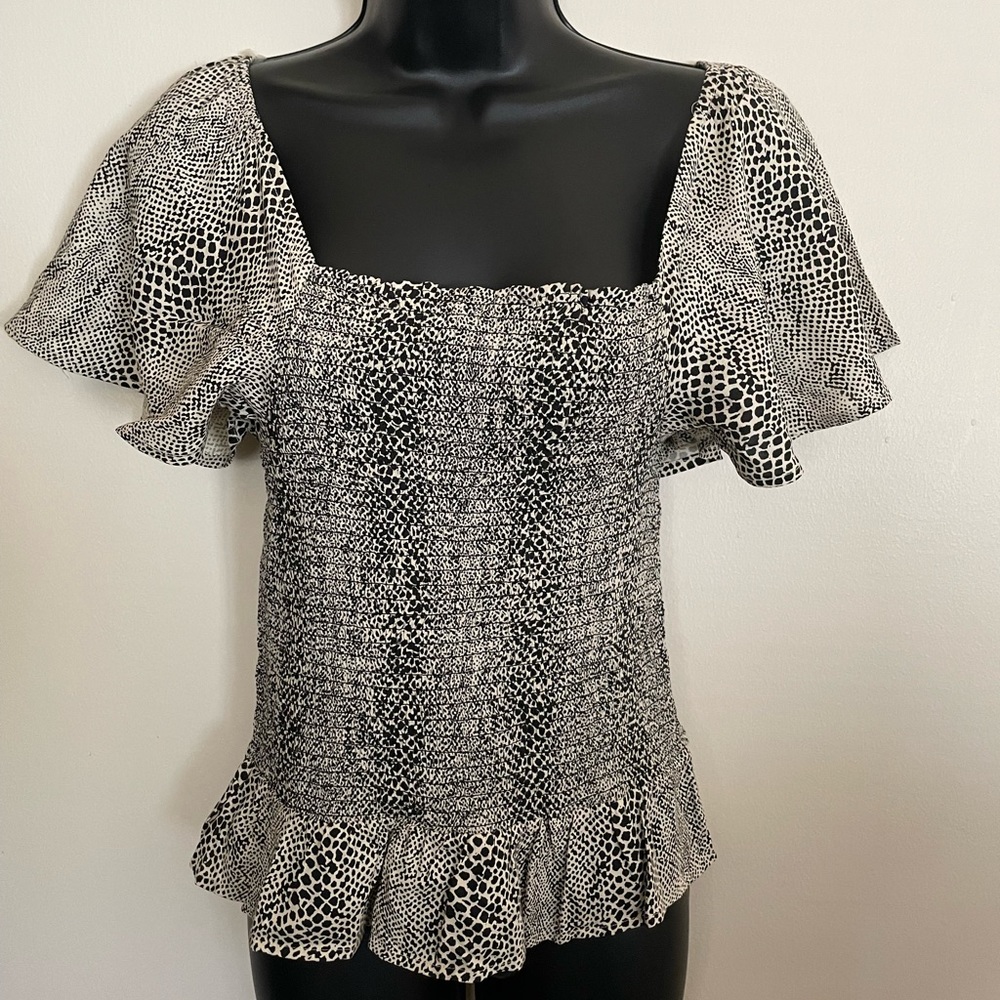 Jessica Simpson Animal Print Top